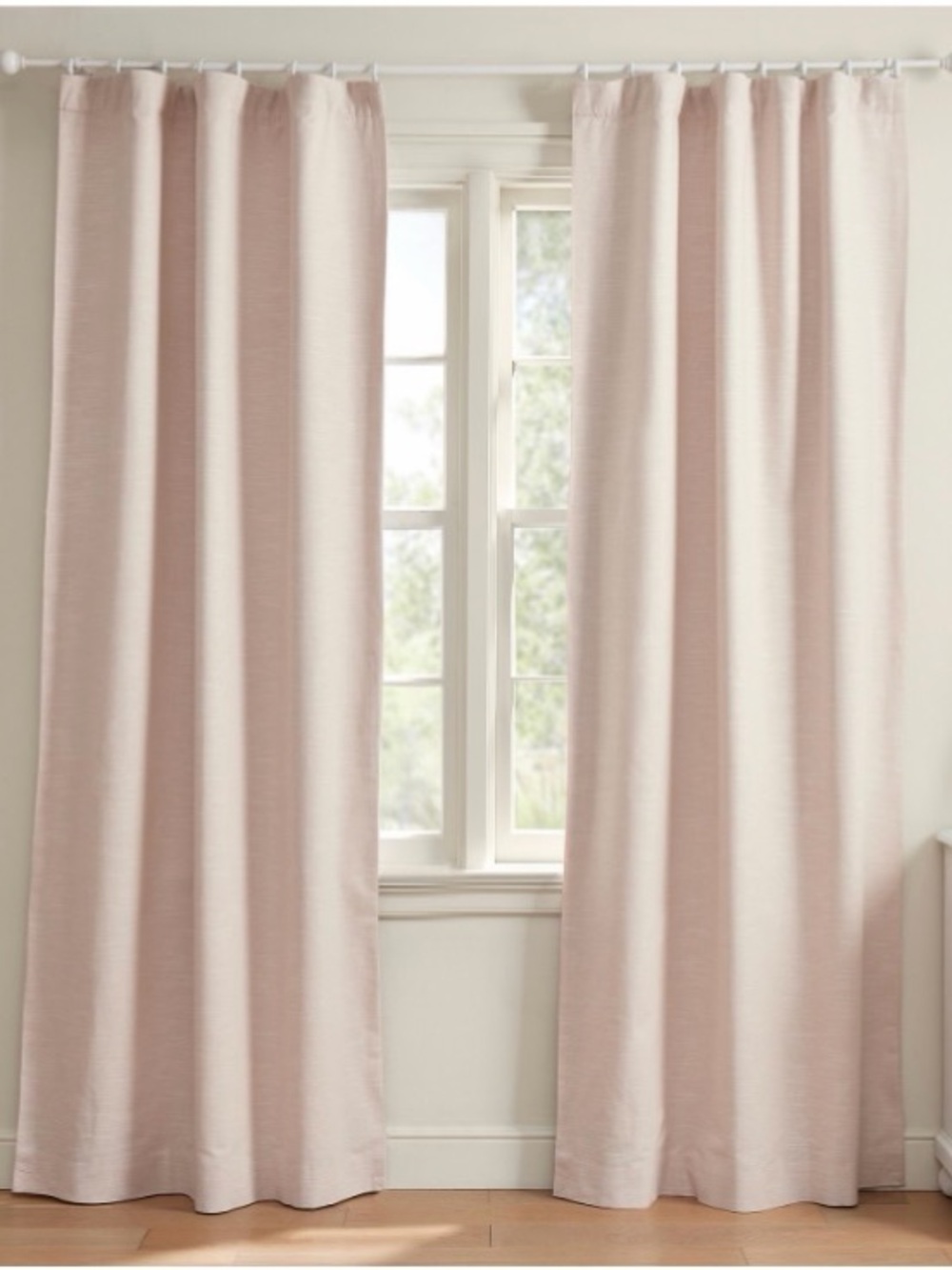 NWOT Pottery Barn Kids Evelyn Linen Blackout Curtain